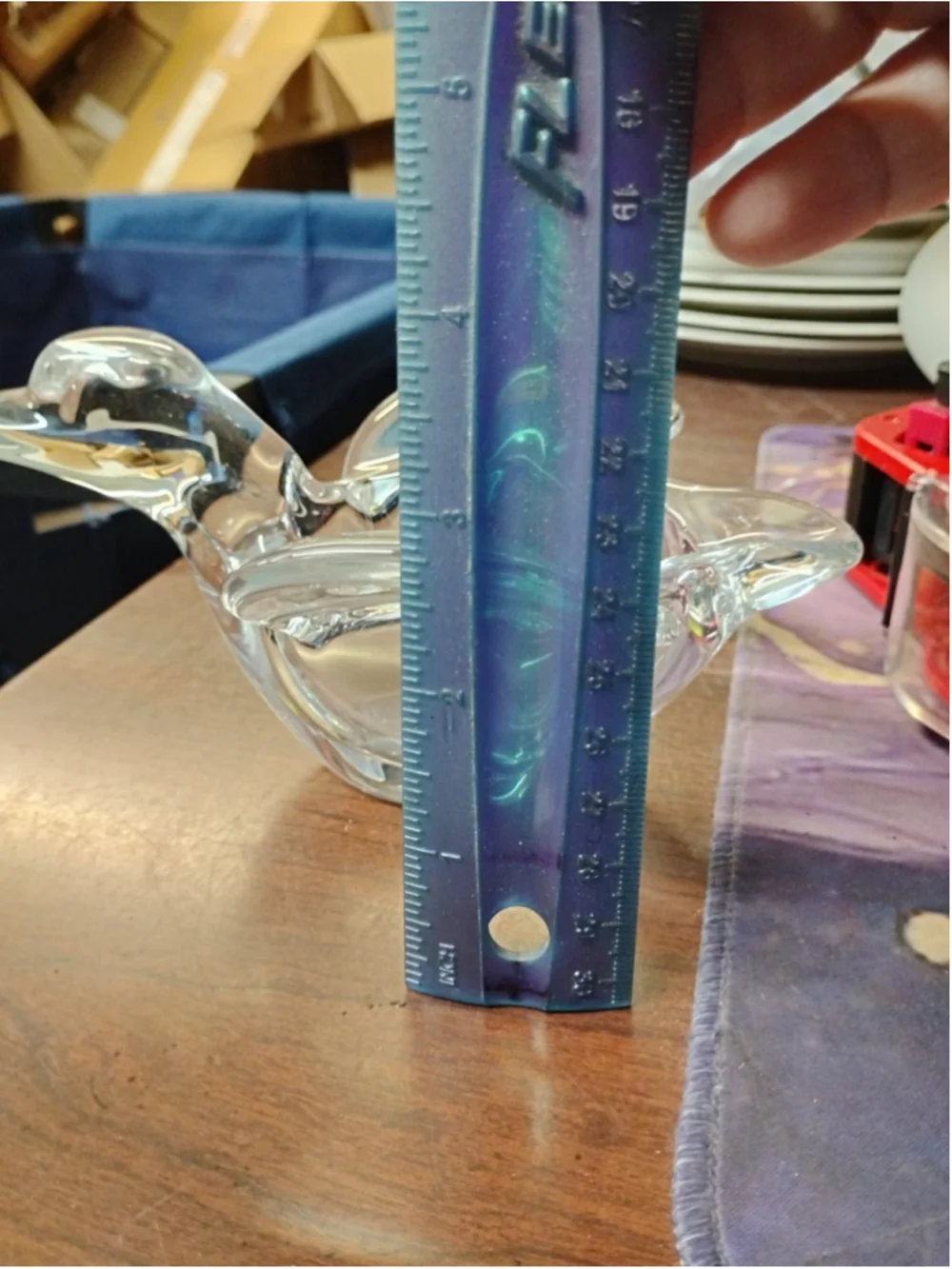 Vannes Crystal Duck Vintage ( Made In France)
